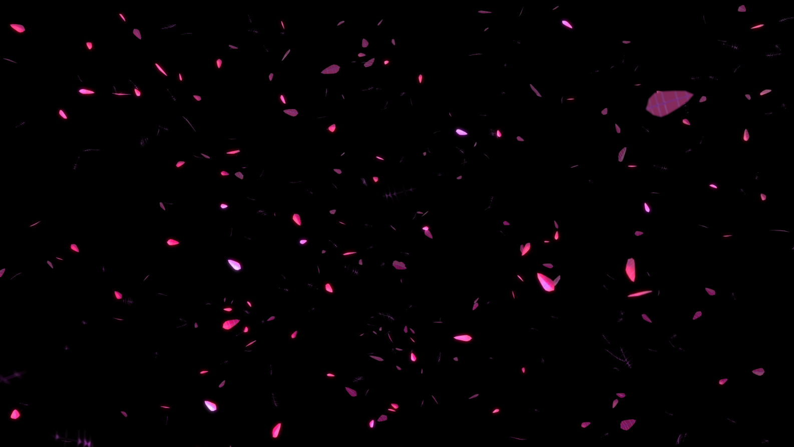 炫彩粒子花瓣动态汇聚开场免抠内容展示视频的预览图