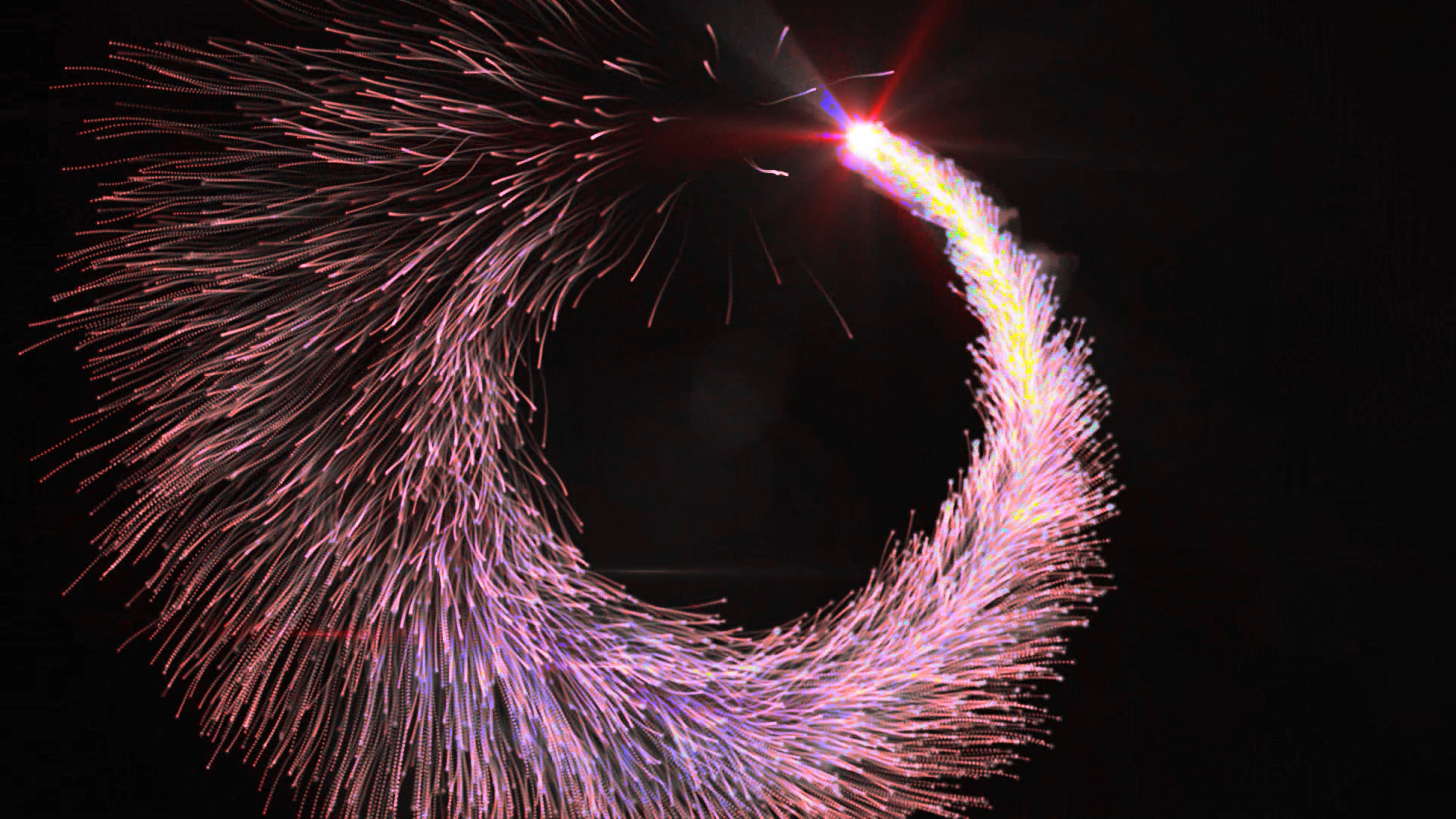 后期循环旋转粒子特效背景视频的预览图