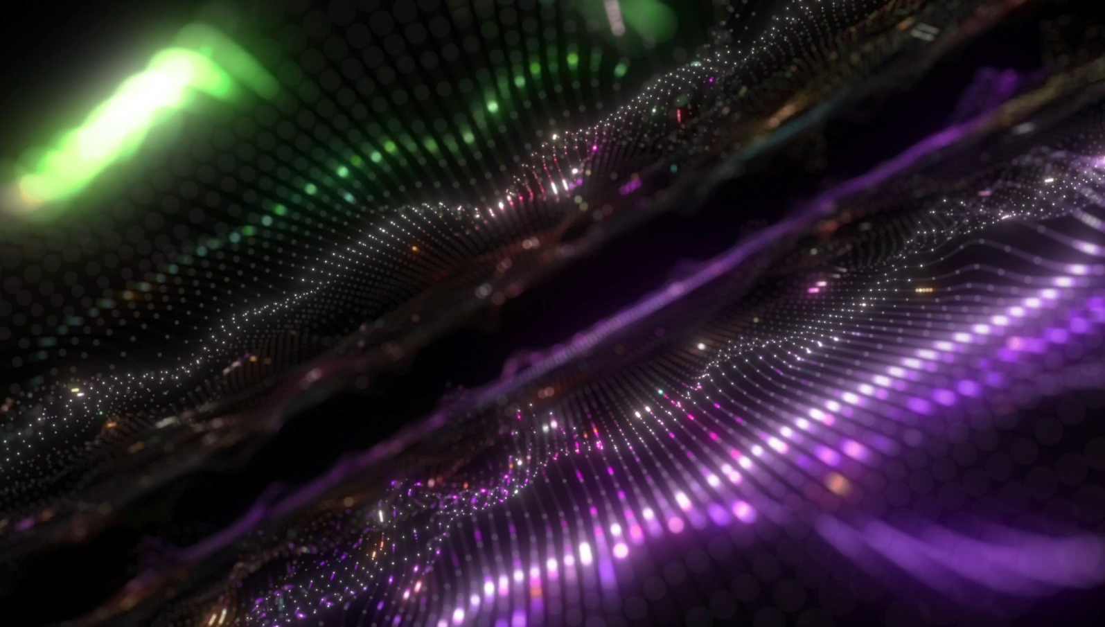 震撼粒子LED唯美大气波浪大屏循环背景视频的预览图