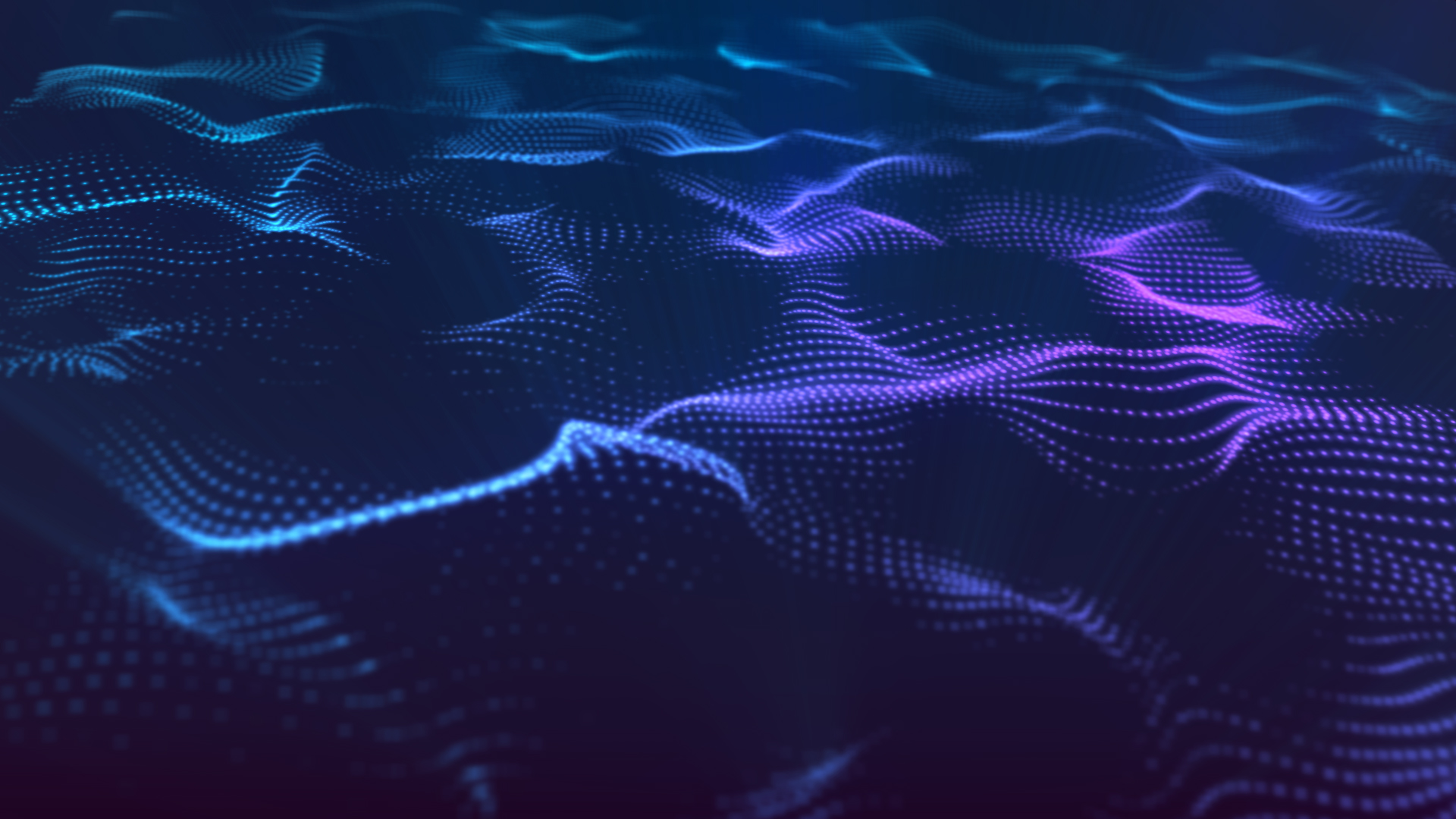 炫酷动态科幻粒子波浪流动效果视频背景视频的预览图