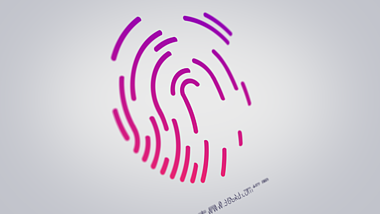 彩色手指指纹标志LOGO动画AE模板视频的预览图