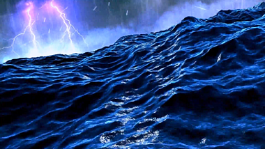 海上狂风暴雨LED大屏循环背景视频的预览图