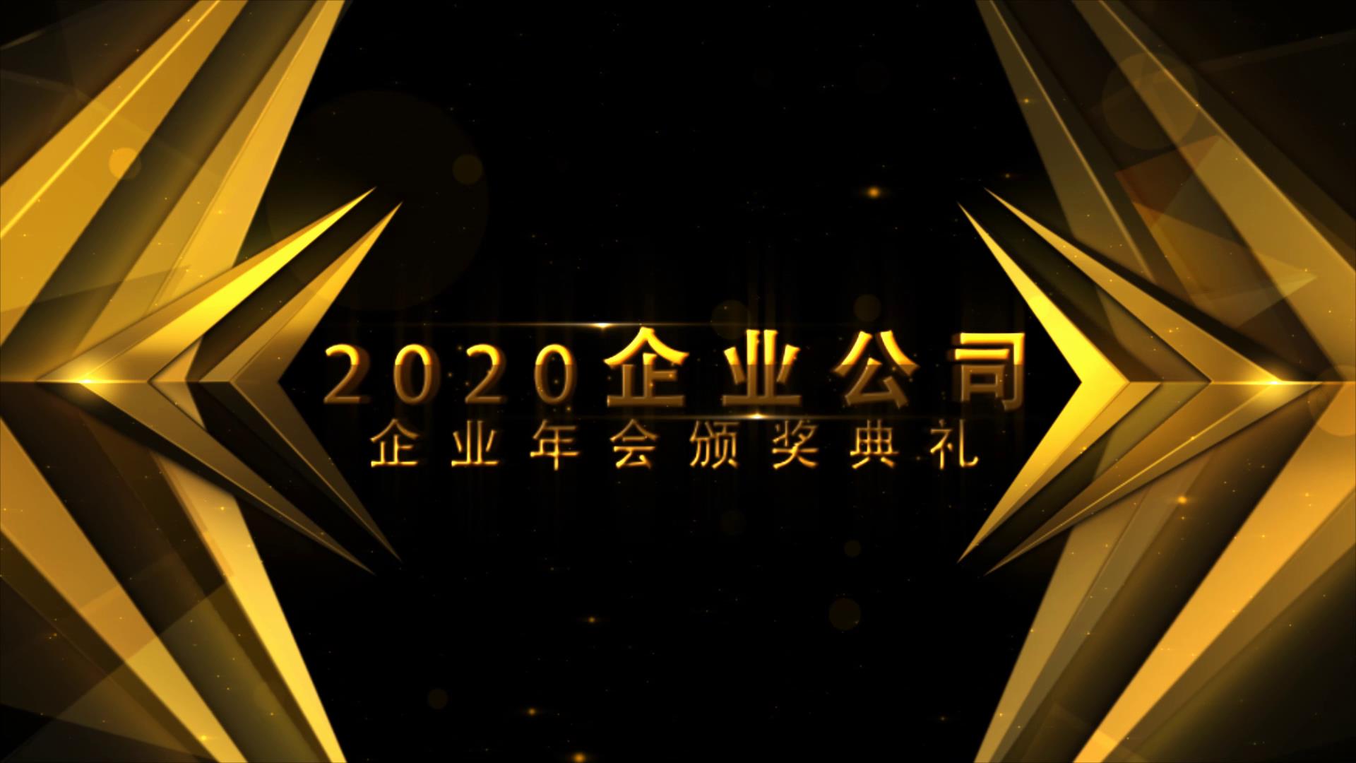 2020金色颁奖包装宣传片头视频的预览图