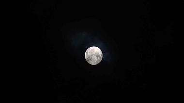 1080P黑色夜空变化月亮圆月视频视频的预览图