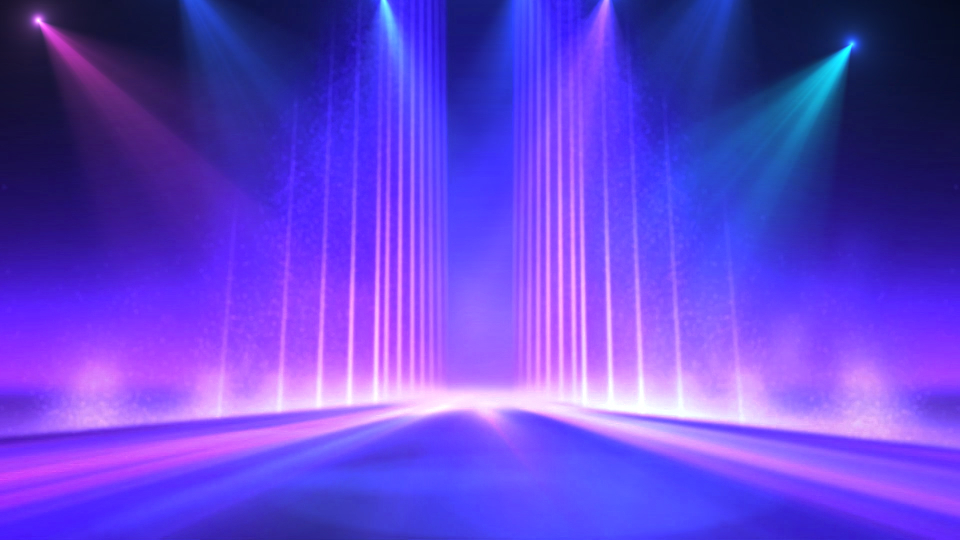 蓝色光效led舞台背景ae模板视频的预览图