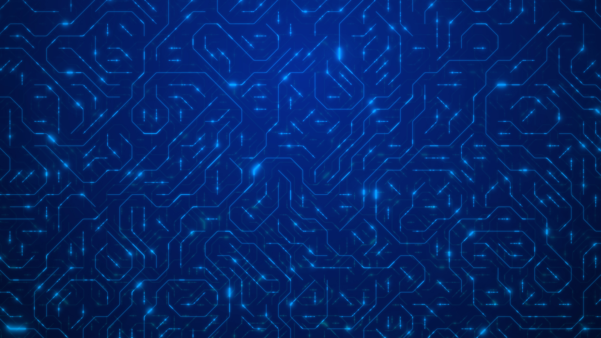 蓝色科技电路光效动态背景ae模板视频的预览图
