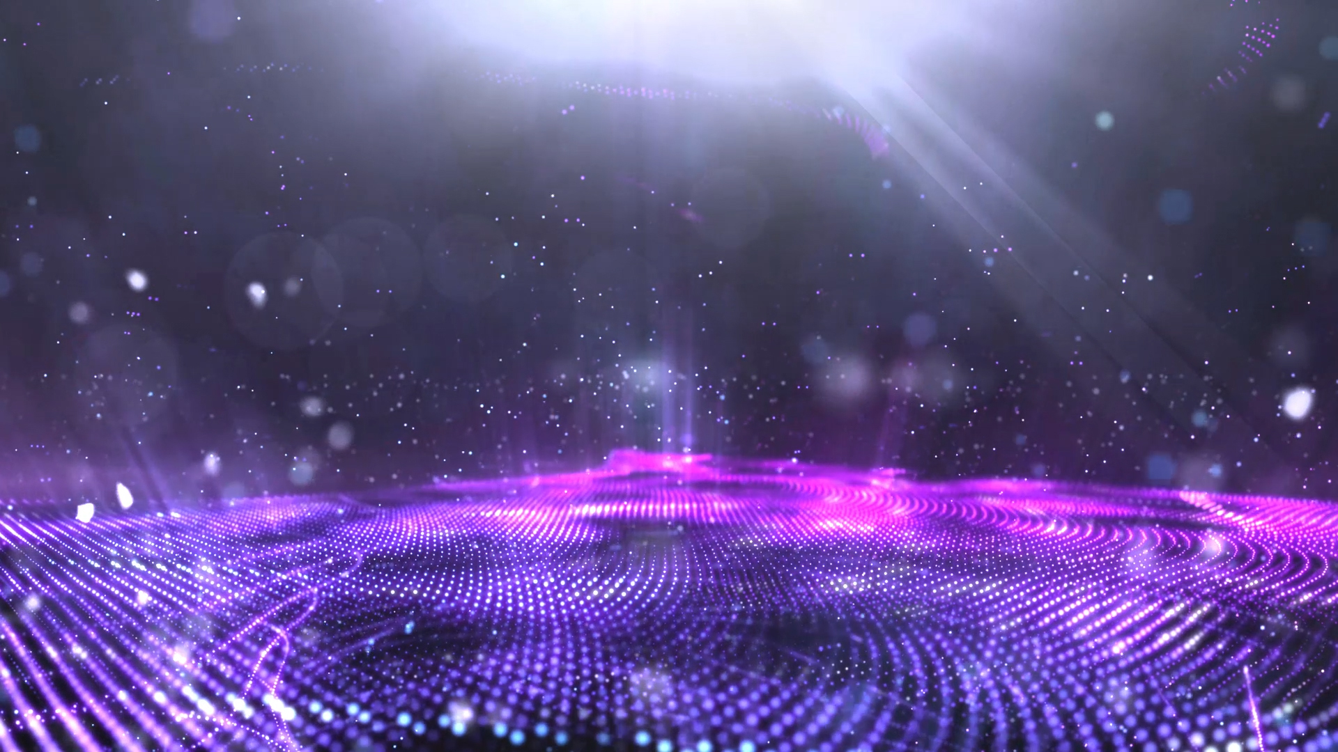 大气紫色光效晚会动态背景AE模板视频的预览图