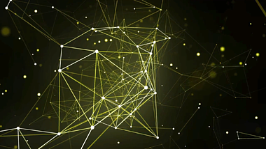 科技点线数据感动态视频背景视频的预览图