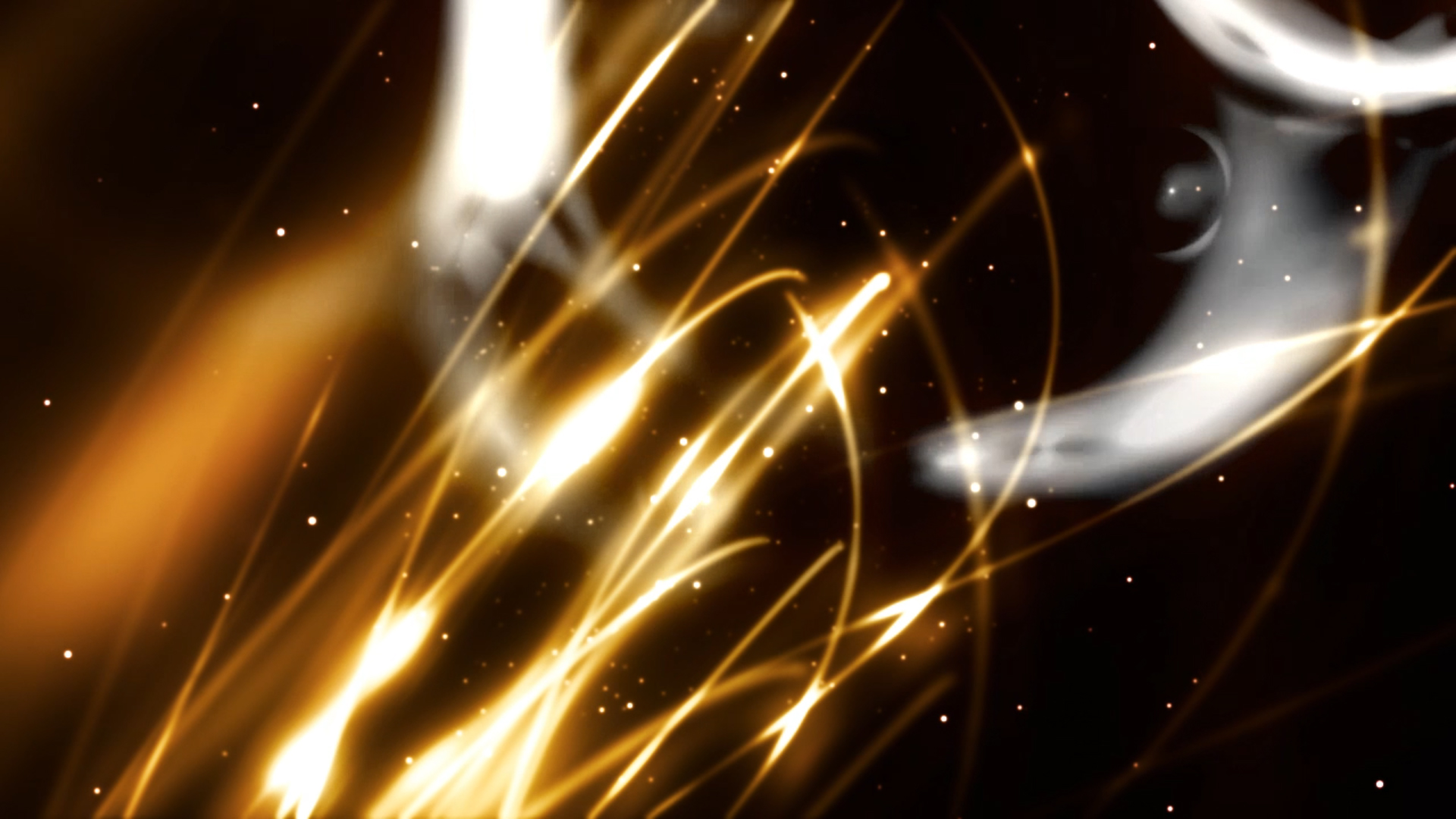 大气金色光效线条背景展示AE模板视频的预览图