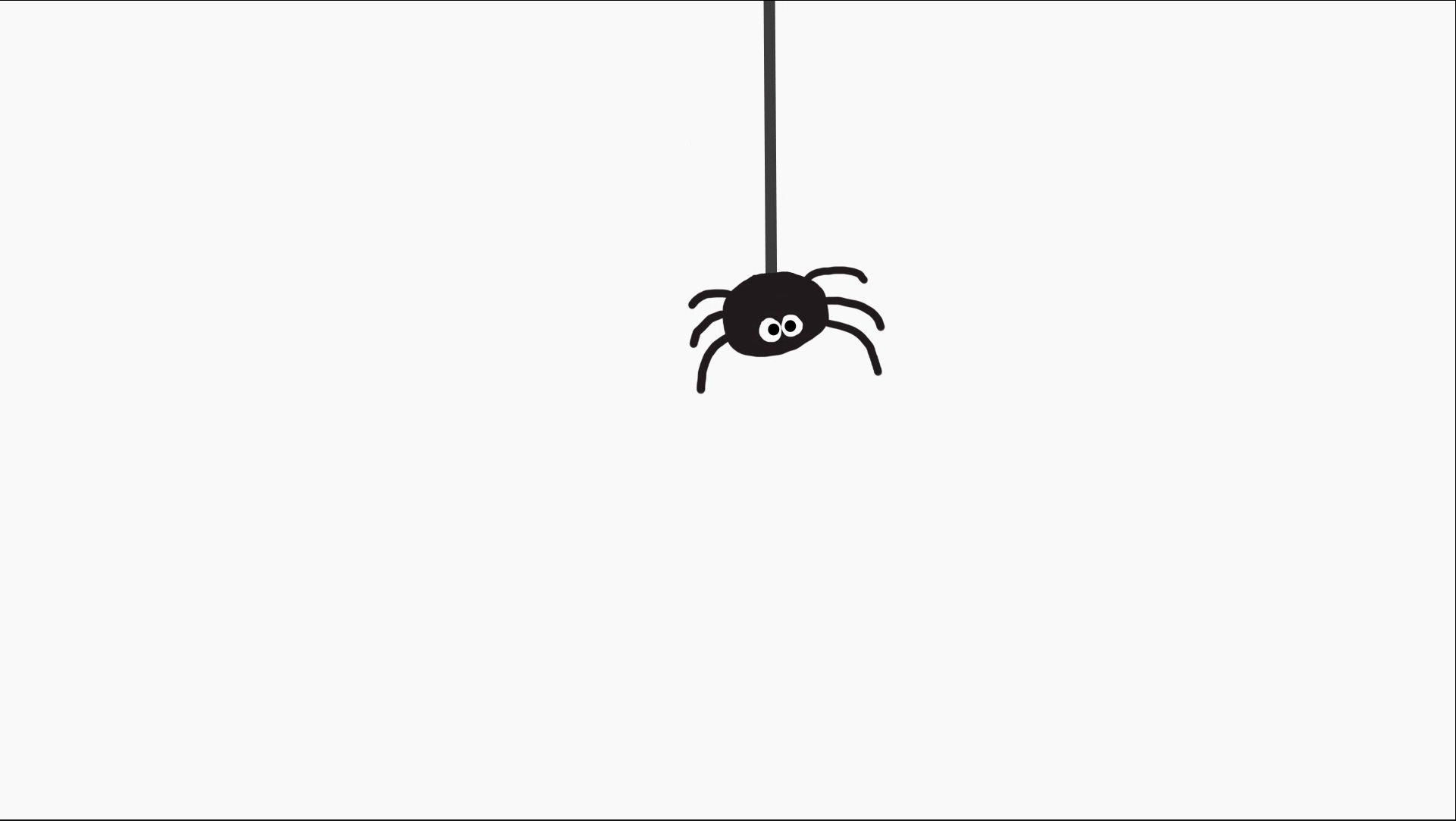 简单蜘蛛掉落视频元素视频的预览图