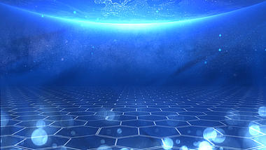 三维蓝色科技背景ae模板视频的预览图