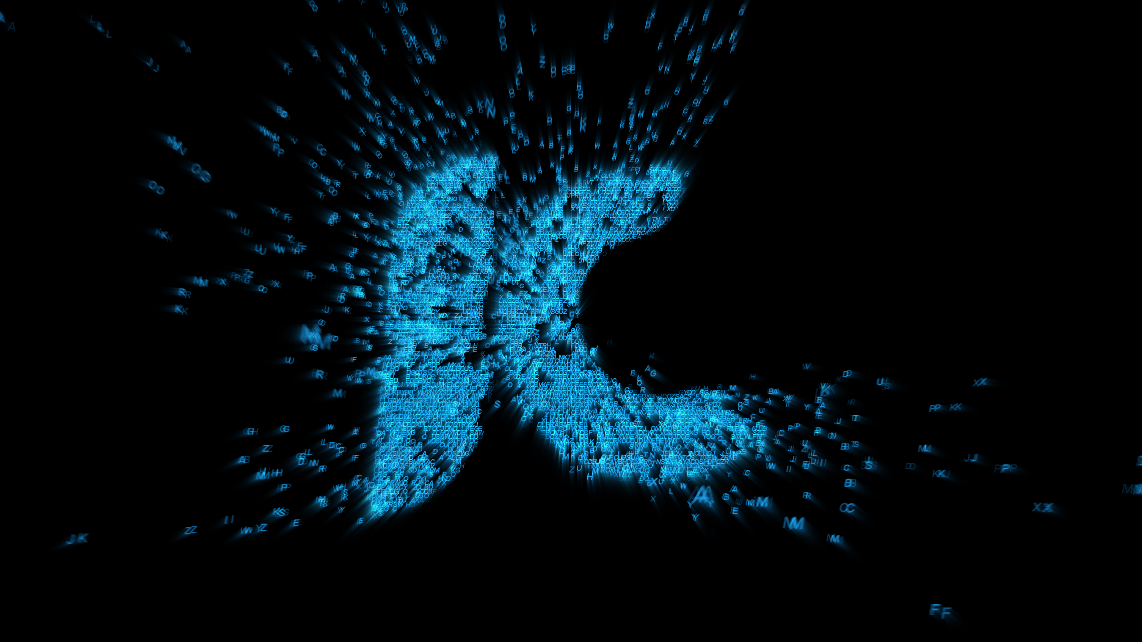 4k蓝色科技LOGO源代码简单logo演绎视频的预览图
