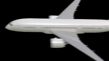 两款三维飞机飞过转场动画透明通道视频的预览图