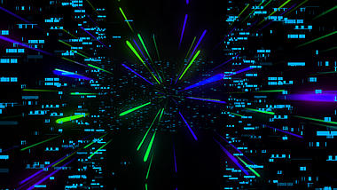三维射线科技背景ae模板视频的预览图