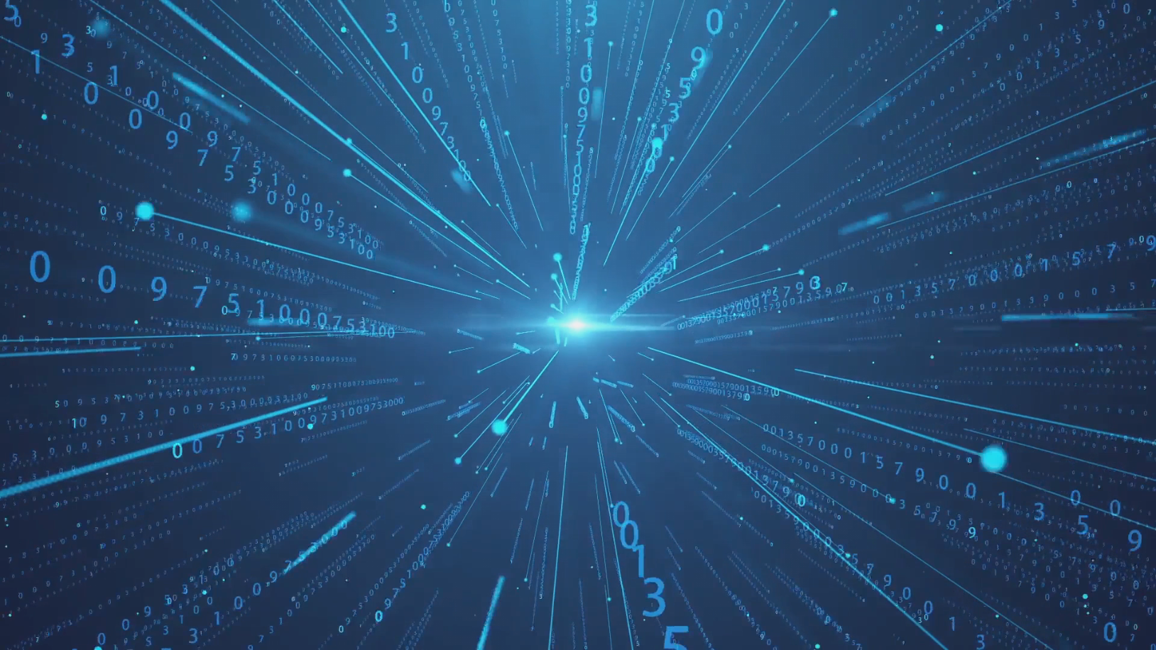 数字科技化粒子冲击效果LED循环背景视频的预览图