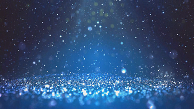 梦幻璀璨蓝色粒子掉落LED大屏幕循环动态背景视频的预览图