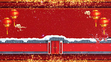 原创大气新年喜庆背景AE模板视频的预览图
