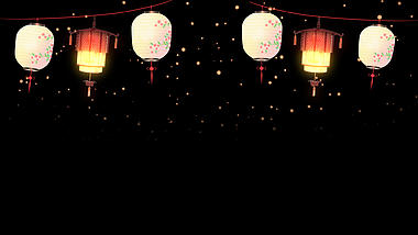 喜庆春节元宵节花灯ae模板视频的预览图