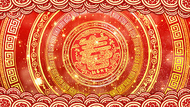 喜庆中国风春节新春背景ae模板视频的预览图