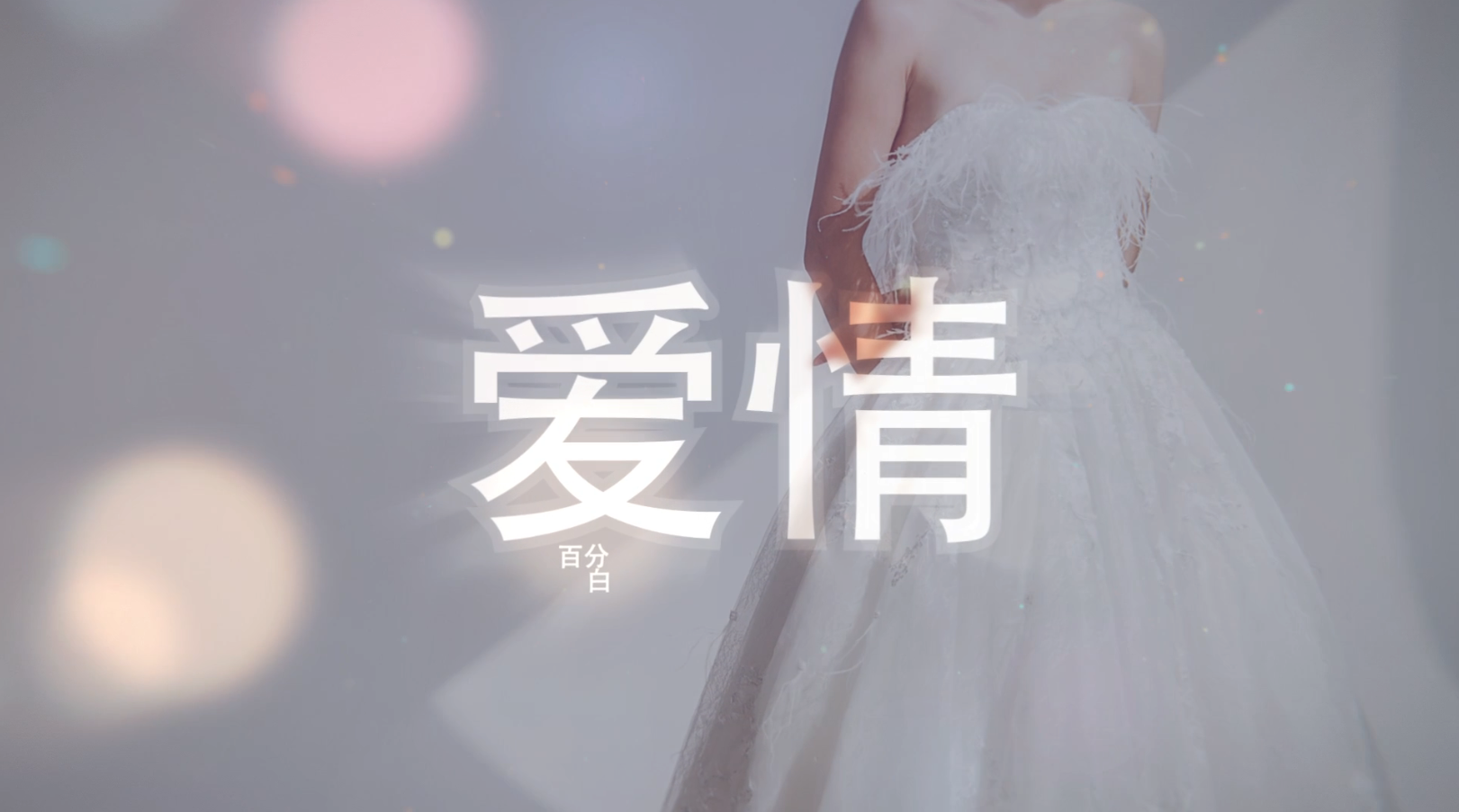 情人节写真相册婚礼相册内容唯美片头宣传视频的预览图