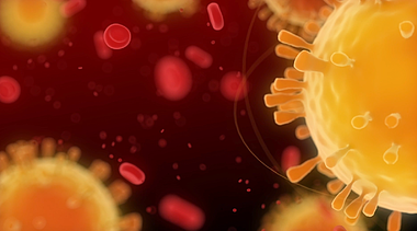 新型病毒循环化学效果背景视频的预览图
