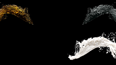 3款带通道水花粒子电影特效后期元素视频的预览图