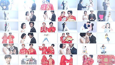 三维空间照片墙结婚相册视频的预览图
