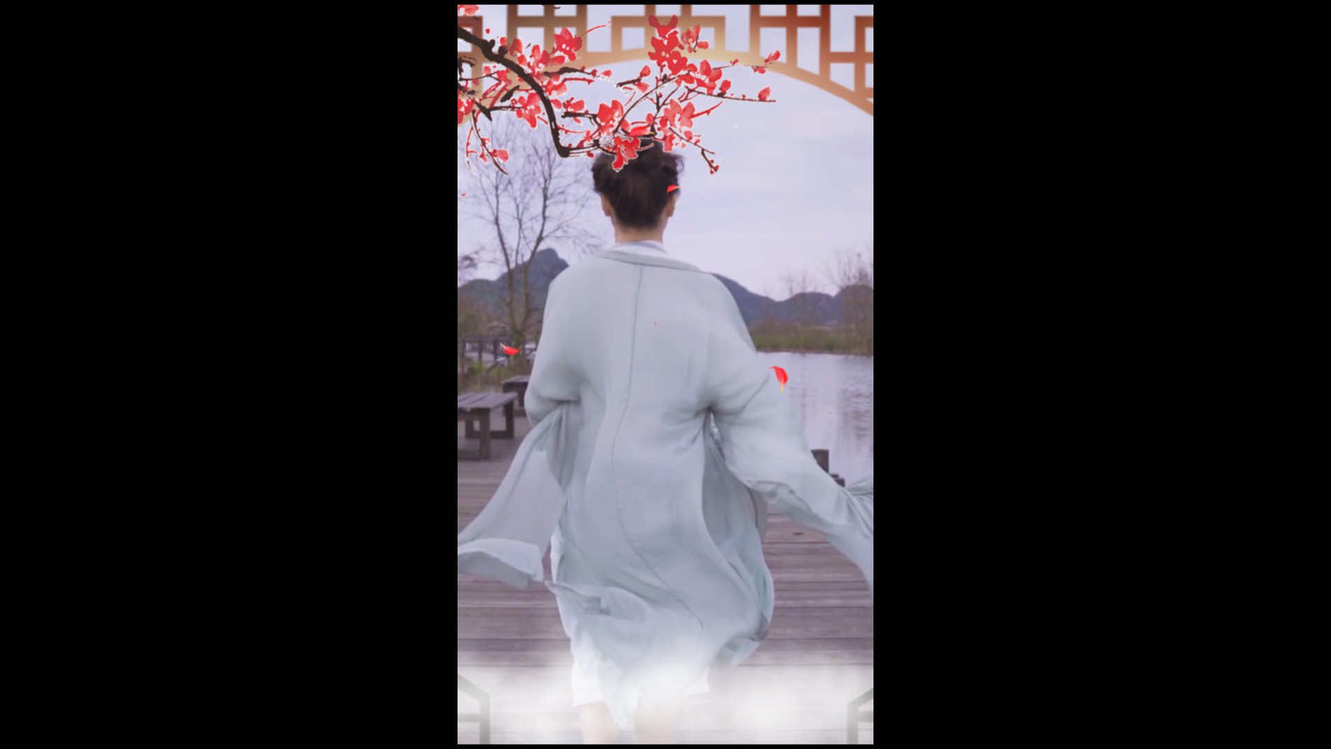 原创竖屏中国风卷轴ae模板视频的预览图