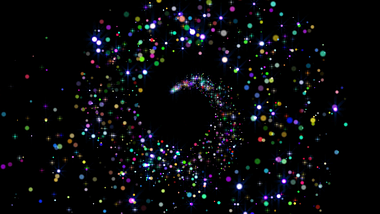 免抠后期星空拖尾粒子效果应用展示视频的预览图