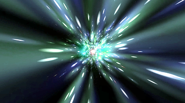 宇宙效果LED循环粒子发射背景视频的预览图