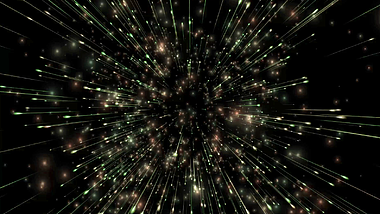 旋转粒子冲击线条效果LED循环大屏背景视频的预览图