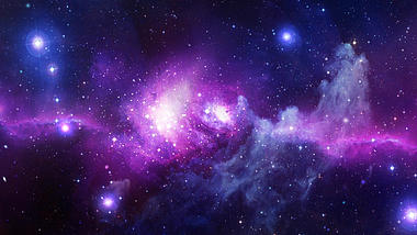 紫色宇宙星空背景视频素材视频的预览图
