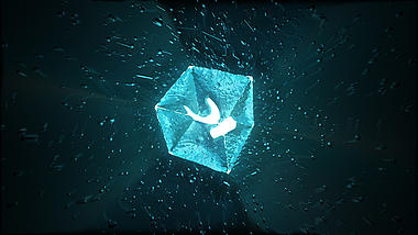 炫酷三维方块光效描边LOGO片头视频的预览图