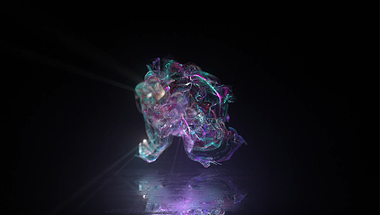 震撼炫酷霓虹灯粒子爆炸片头ae模版视频的预览图