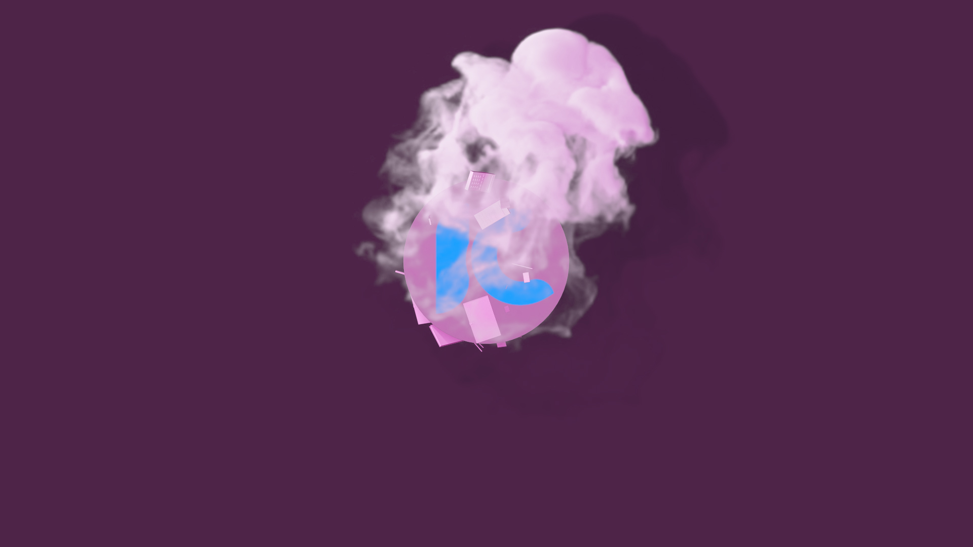 创意烟雾logo动画片头pr模板视频的预览图