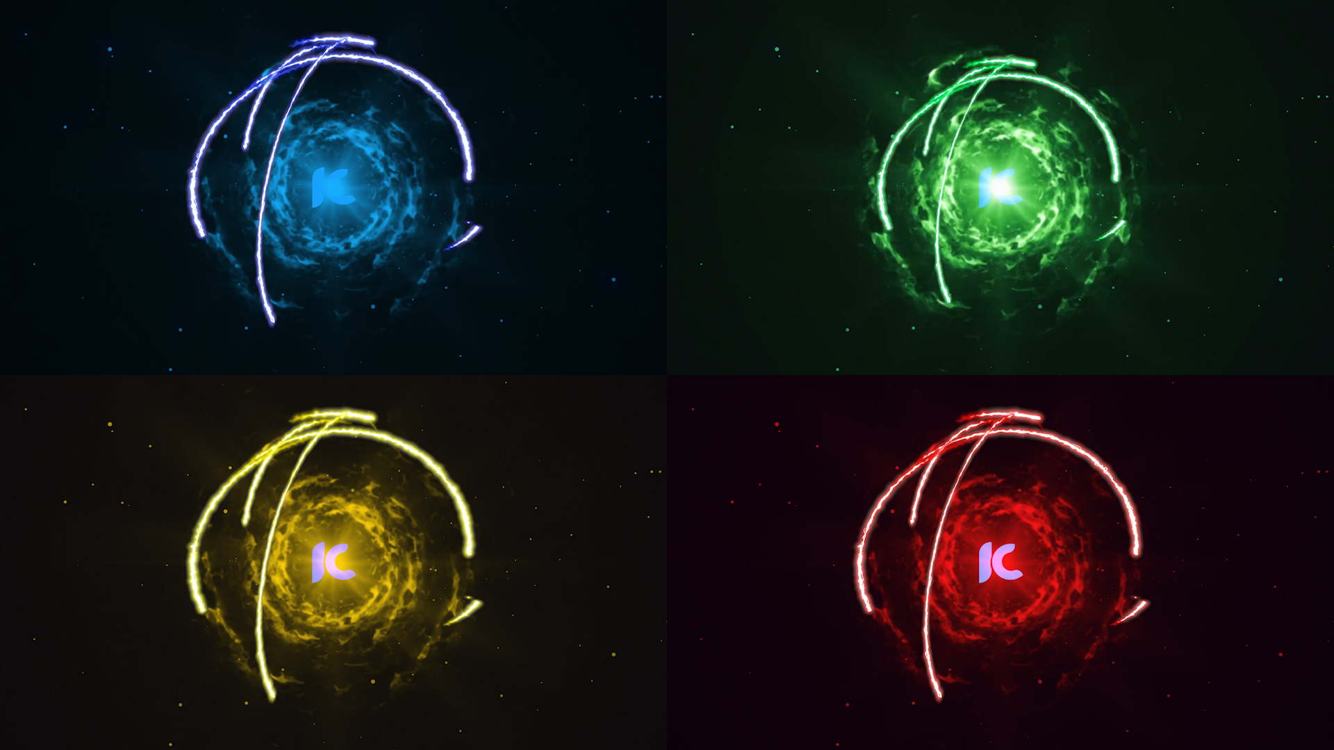 大气光效粒子logo演绎pr模板视频的预览图