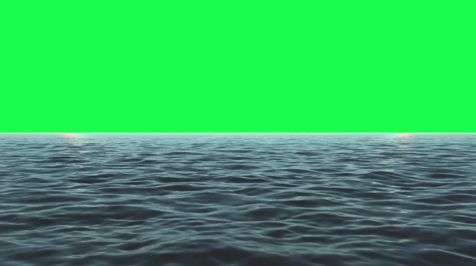 海洋震撼三维绿幕电影效果抠像展示视频的预览图