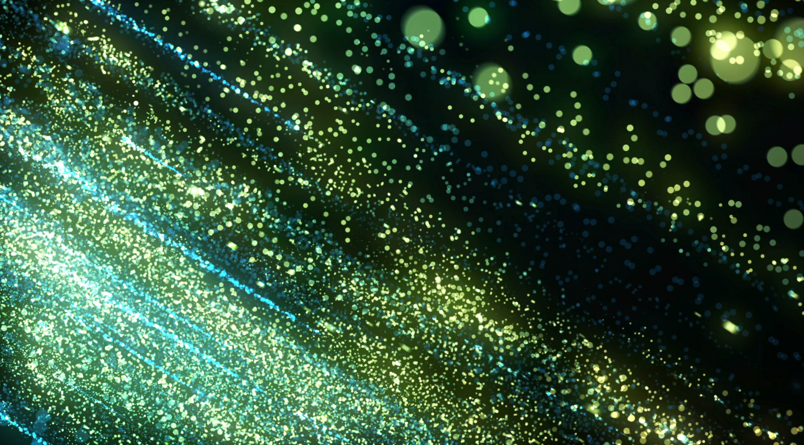 炫彩极光粒子发射效果LED星空雨循环背景视频的预览图
