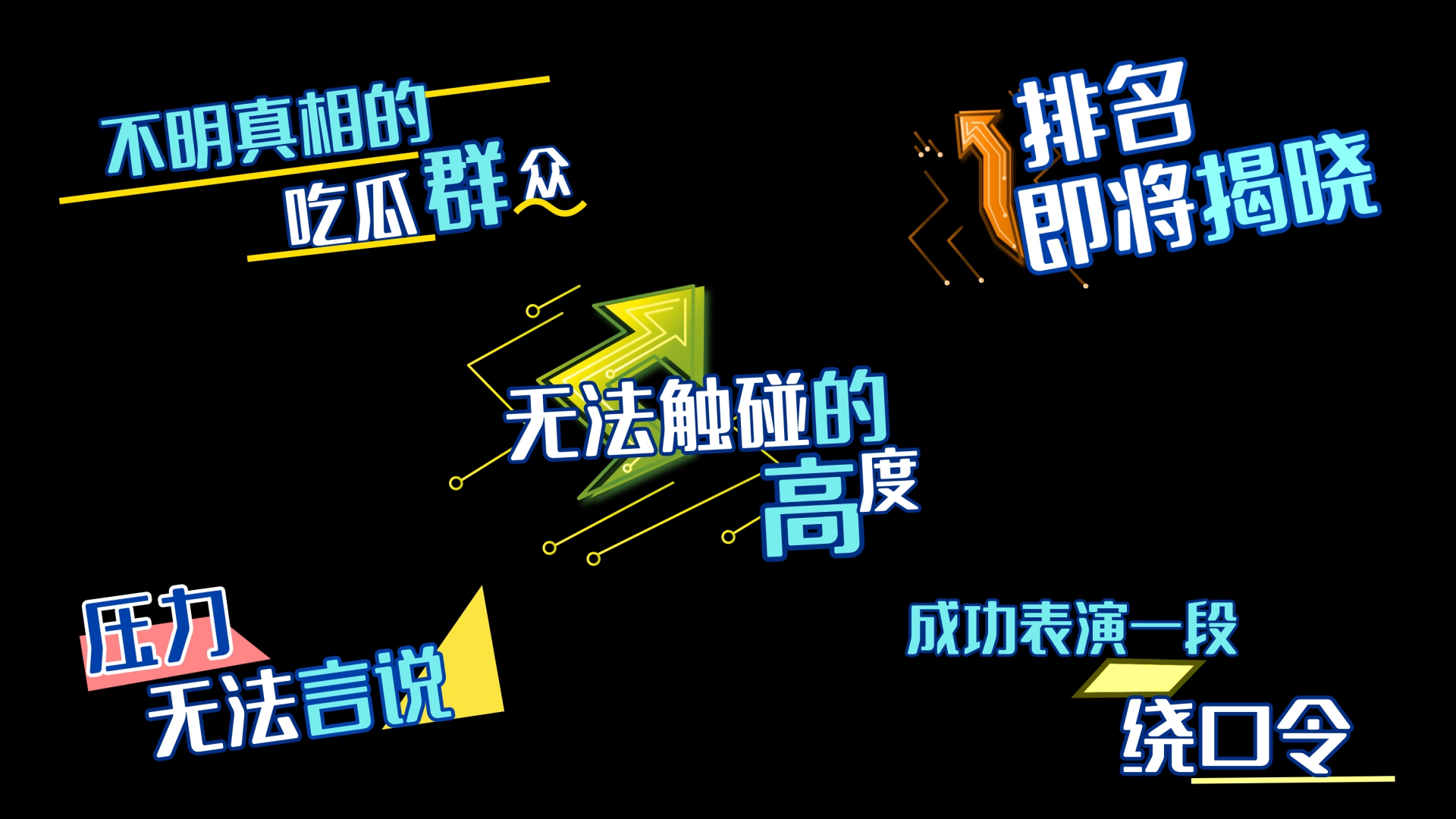 五款综艺字幕包装AE模板视频的预览图
