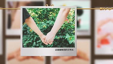 温馨浪漫悬挂婚礼相册AE模板视频的预览图