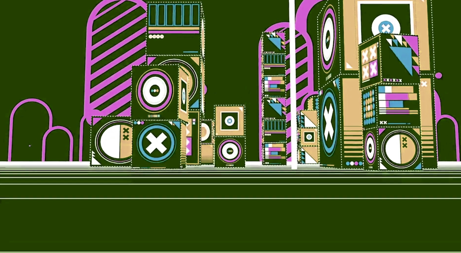 复古效果播放器内容DJ舞台背景视频的预览图
