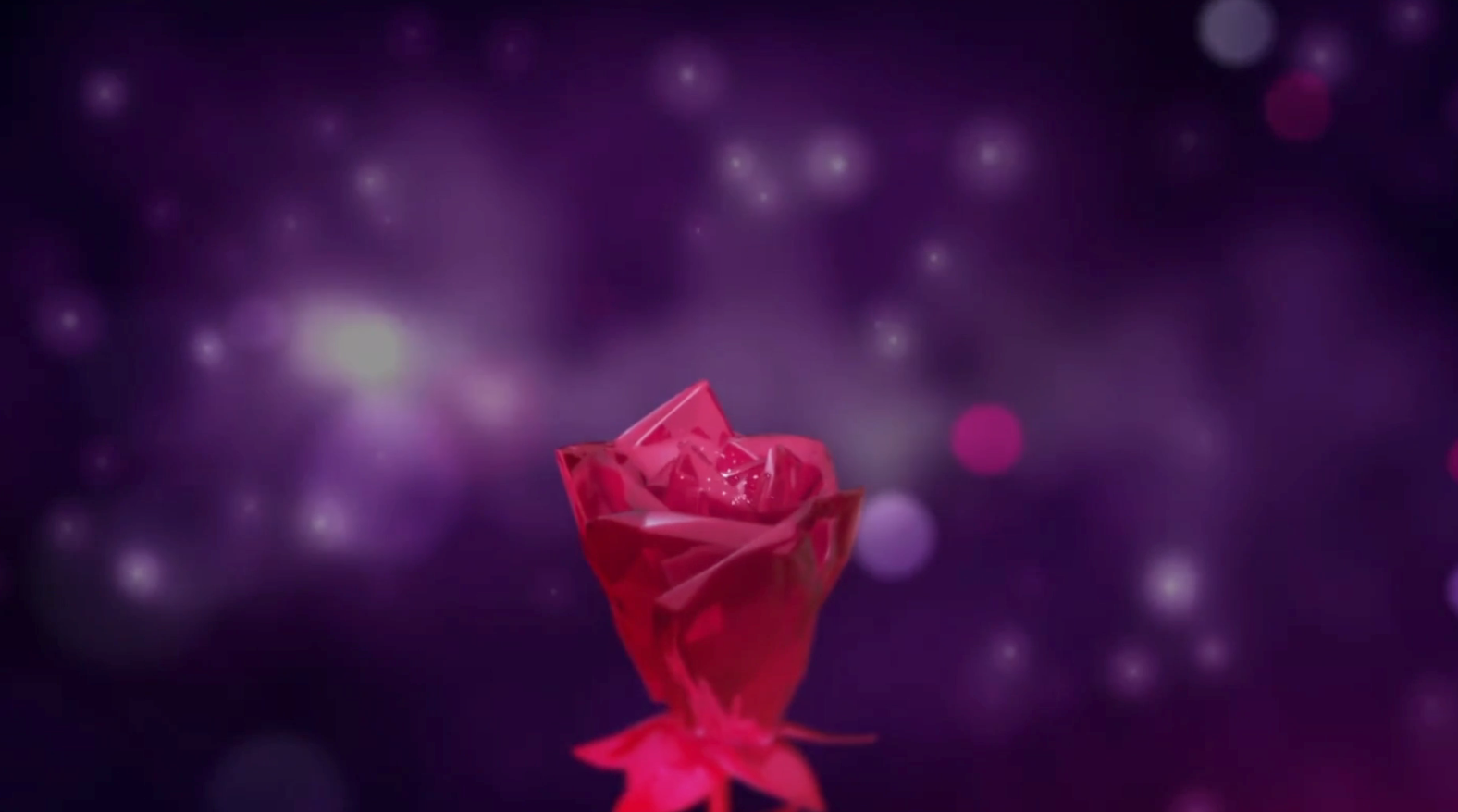 玫瑰效果LED循环大屏效果背景视频的预览图
