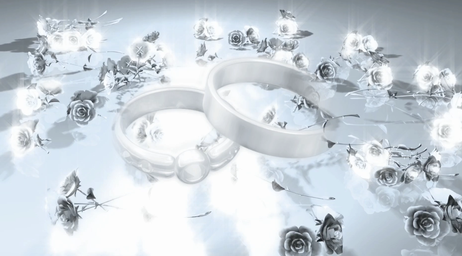 戒指婚礼大屏爱情结婚大屏背景视频的预览图
