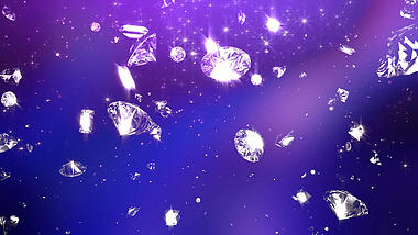 紫色唯美钻石婚礼背景AE模板视频的预览图
