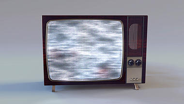 新复古潮流老式电视雪花屏LOGO片头视频的预览图