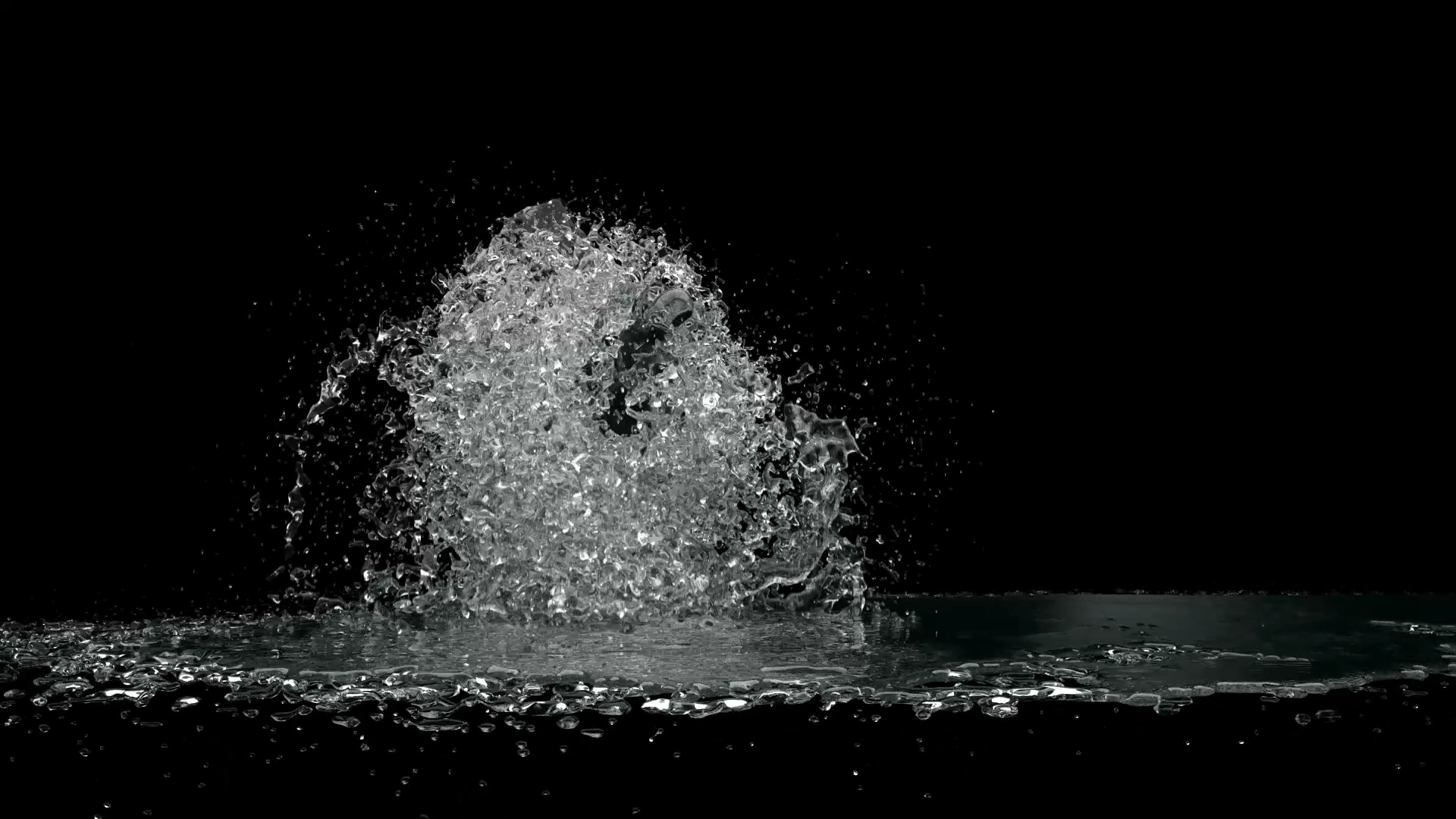 人型水移动免抠带通道视频素材视频的预览图