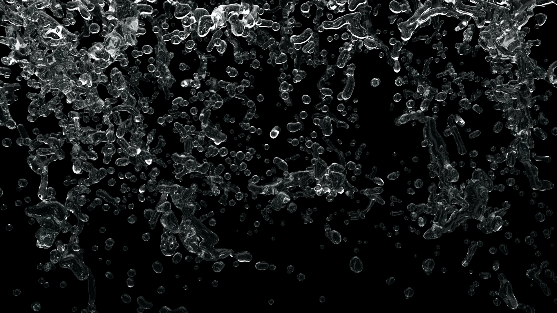 水幕水流水泡后期免抠通道特效素材视频的预览图