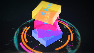 科技感mg动画logo片头ae模板视频的预览图