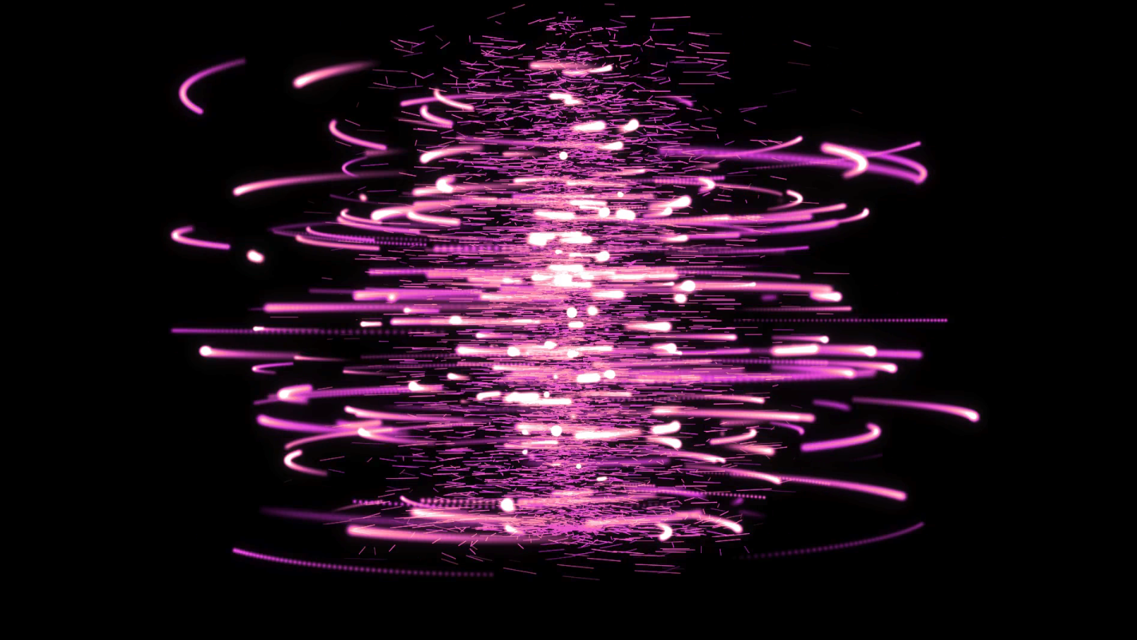 紫色免抠带通道粒子汇聚旋转效果后期特效视频的预览图