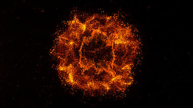 震撼火焰粒子爆炸ae模板视频的预览图